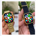 Apple Ultra Watch ( Gold Edition ), Mobile Phones & Gadgets Watch 8 Ultra Gold Edition Smartwatch with Sports Mode 49MM Gold and Orange Belt Smartwatch. 