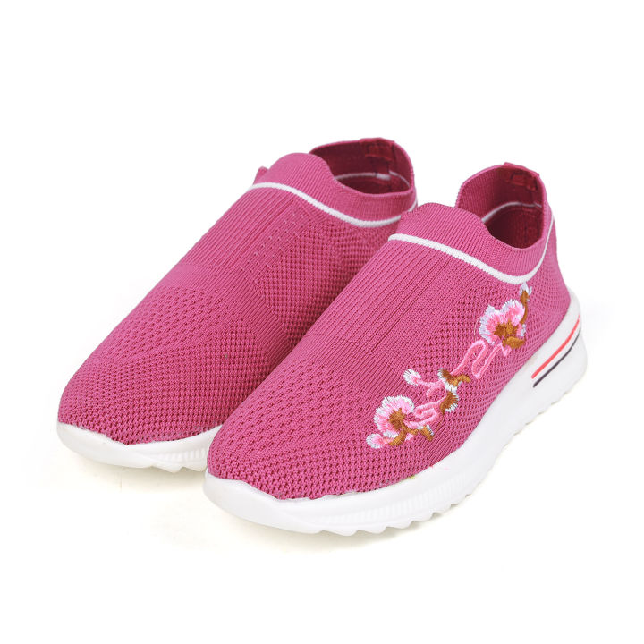 Fashionable Colorful Fabric Sneaker for Women