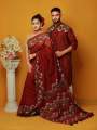 Stylish & fashionable best couple Sharee and panjabi for men and women.