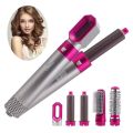 Telebrands As Seen on TV 5 in 1 Multifunctional styling tool, The Detachable Automatic Suction Hair Curler, 5 in 1 Multi-Head Hot Air Comb. 