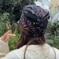 New Cool Women Warm Vintage Floral Caps Hat Female Autumn Winter Lady Baseball Cap Hat For Women Dropshipping. 