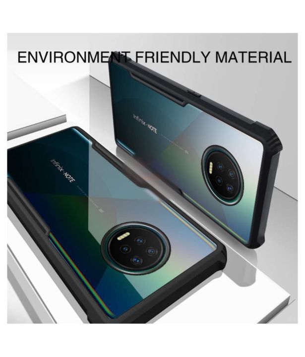 For Infinix Note 7 Xundd Case Shockproof Anti-drop Shell TPU & PC Back Transparent Cover Bumper Phone Case