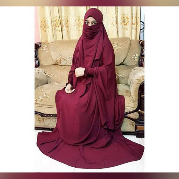 Stylish Khimar Borka Hijab With Scart And Niqub Full Set Khimar Borka