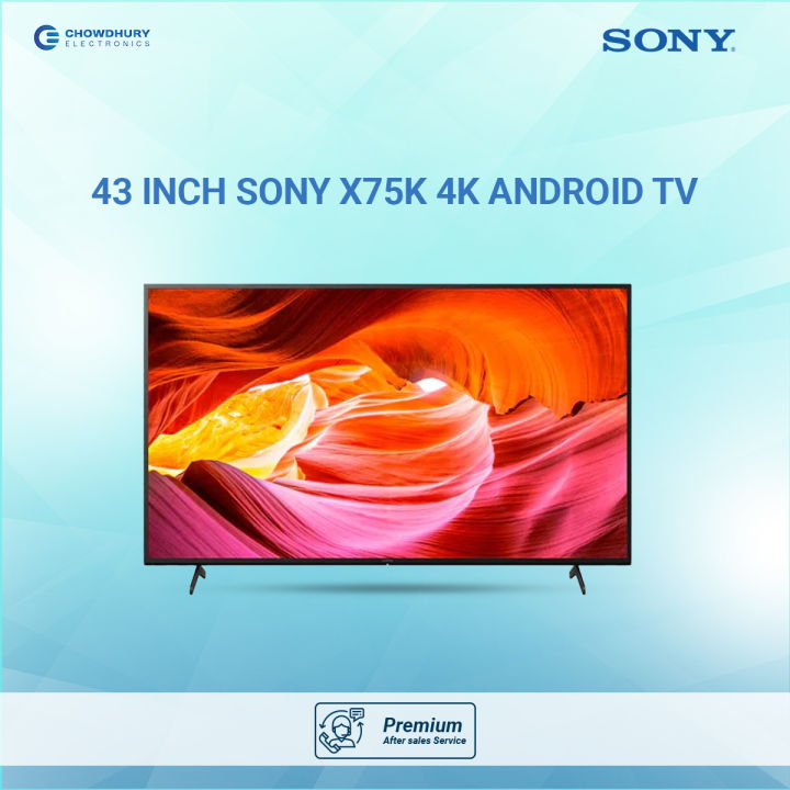 43 Inch Sony X75K 4K Android TV