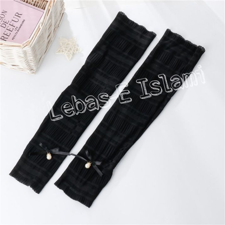 Fingerless%20Hand%20socks%20for%20women%20Sun%20Protective%20Pearl%20fingerless%20gloves%20for%20women%20Lebas%20E%20Tayibah%20-%20Image%204