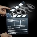 Hot Sale Woodon Movie Clapperboard Director Video Scene TV Movie Clapper Board Film Slate Cut Prop 20x20x1.5cm. 