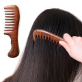 Wooden Salon Waist Fragrance Anti Static Long Wide Tooth Sandalwood Hair Comb SUPER BABY. 