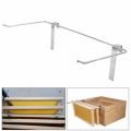 Beekeeper Stainless Steel Beekeeping Frame Holder Bee Hive Perch Side Mount Tool.