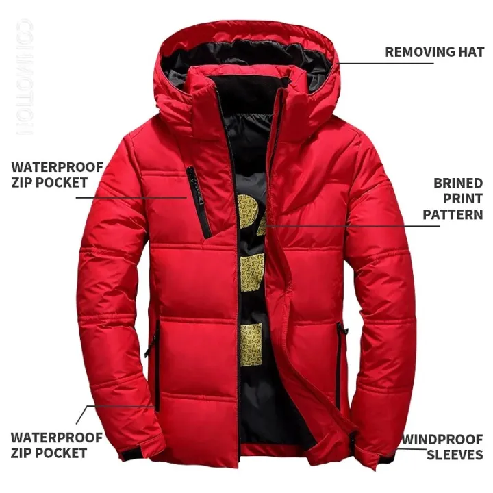 White%20Duck%20Down%20Jacket%20Men%20Winter%20Men's%20Coat%20Windproof%20Removable%20Cap%20Parkas%20Solid%20Color%20Outdoor%20Casual%20Hooded%20Overcoat%20Clothes%20-%20Image%203