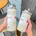 1000/1200ML Large Capacity Thermos Cup Stainless Steel Water Bottle With Straw Outdoor Sports Fitness Portable Vacuum Flask. 