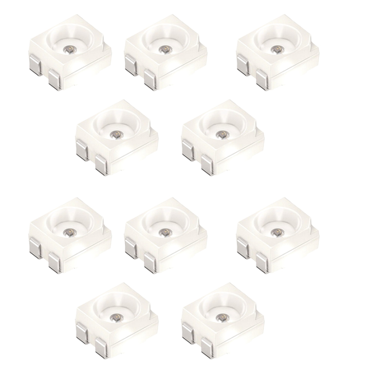 ARELENE 1000PCS 3528 Amber+Yellow PLCC-4 Reverse Pole ,617Nm+587Nm , 50MA 2V 0.1W Bicolor SMD LED Lamps Light Beads LAYT67B