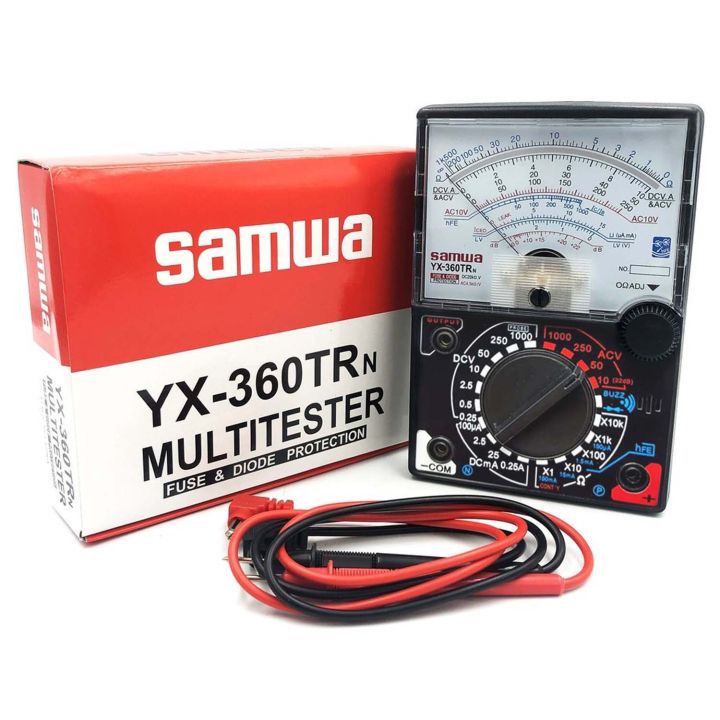 Yx-360tr N Analogue Multimeter AC DC Volt Ohm Current Testing Fuse ...
