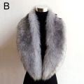 100cm Fluffy Shawl Collar Collar Wrap Neck Winter Warm Faux Fur Collar Women Accessories Scarves Fur Scarf Thicken Plush. 