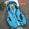 Hiking Jacket Waterproof Women Men 3 In 1 Two-piece Detachable Windproof Waterproof Mountaineering Ski Jackets Men 2023 New.