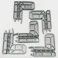 NET ANGLE / 5 PC'S SLOT / ALUMINUM. 