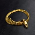 【Sooledead】(NEW)5mm link gold silver color bracelet mens chain boys wholesale drop ship Jewelry. 