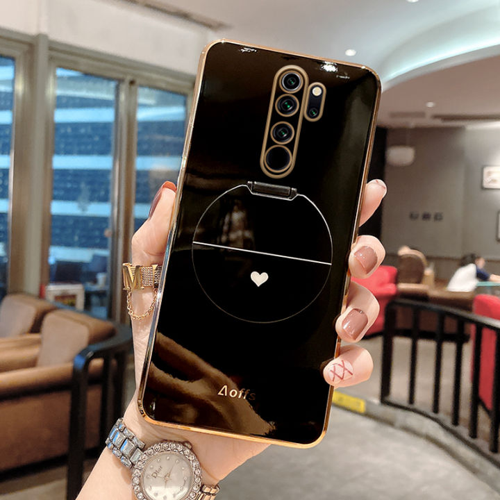 For%20Xiaomi%20Redmi%20Note%208%20Pro%20Back%20Cover%20+%20Makeup%20Mirror%20Stand%20Holder%20Luxury%20Shiny%20Plating%20Square%20Bumper%20Soft%20Silicone%20Shockproof%20Protective%20Phone%20Case%20-%20Image%202