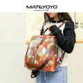 MATEYOYO Women Backpack Bohemia Backpacks Travel Shoulder Bag Fashionable Ladies Backpack Casual Simple Student Bags Laptop Backpacks Lightweight Anti-theft Backpacks. 