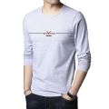 GREY  COLOUR COTTON EXPORT QUALITY SMART LONG SLEEVE T- SHART FOF MEN,. 