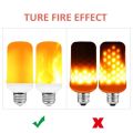 LED Dynamic Flame Effect Fire Light Bulb E27 B22 E14 LED Corn Bulb Creative Flickering Emulation 5W 12W LED Lamp Light. 