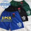 3pcs Short Pang Porma New Style 2023 Black Shorts for Men Above the Knee Cotton 1 pocket Stig shorts Buy 1 Take 2. 