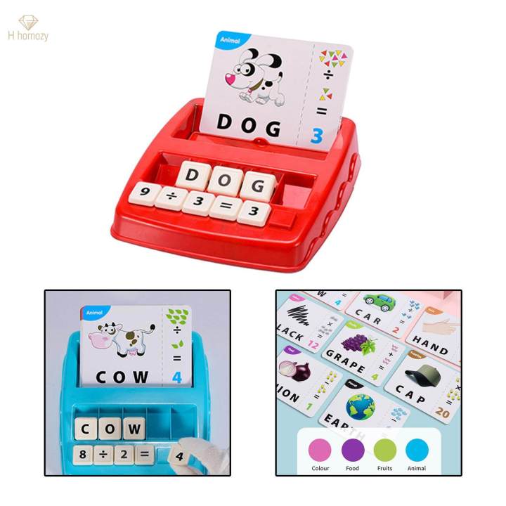 Matching Letter Game, Kindergarten Teaching Tools, Learning Educational Toys for Age 3 4 5 6 7