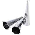 Individual Cream Horn Molds 12Pcs Large Size Baking Cones Stainless Steel Roll Horn Forms Conical Danish Pastry Croissant Cones Moulds Exquisite Product. 
