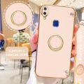 AnDyH Phone Case for Vivo Y95 Y93 Y91 Y91i 1807 1816 1817 1811 Original Casing with Clock Standand Lanyard. 