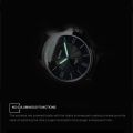 【3C VictoryEagle】Men's Big Dial Leather Strap Waterproof Quartz Watch. 