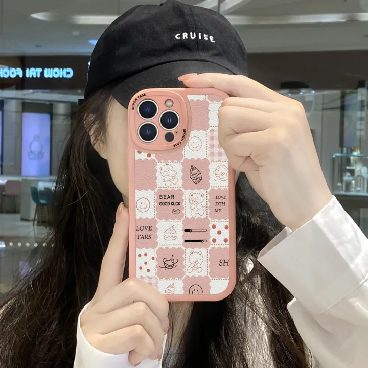 Jizetin%20for%20Redmi%2013%20Xiaomi%20Poco%20M6%204G%20Back%20Cover%20Bear%20Daily%20Activity%20Lambskin%20Texture%20PU%20Leather%20Back%20For%20Girls%20Boys%20Soft%20Phone%20Case%20-%20Image%205