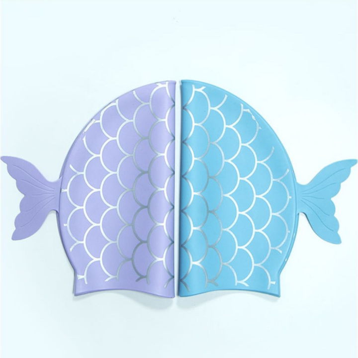 1Pcs%20Mermaid%20Tail%20Children%20Swimming%20Cap%20Silicone%20Waterproof%20Cartoon%20Kids%20Girls%20Swim%20Hat%20Free-diving%20Surfing%20Swimming%20Accesories%20-%20Image%204