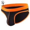 Men Briefs Big Pouch Good Stretch U Convex Panties Briefs.