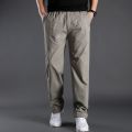 L-6XL Cargo Pants Mencket Out Door Full Length Pants Male Simple Black Straight Trousers Homme Loose Cotton Casual Pants Grey. 