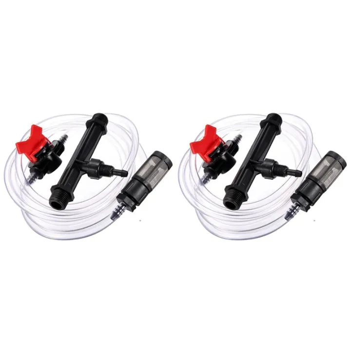 EITGZWAS%202pcs%203/4%20Garden%20Irrigation%20Device%20Venturi%20Fertilizer%20Injector%20Switch%20Water%20Tube%20Kit%20-%20Image%202