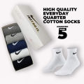 Premium Quality Men's Dri-FIT Quarter Socks for Enhanced Performance During Activities and Everyday Wear/Socks/socks for men/socks for men premium.