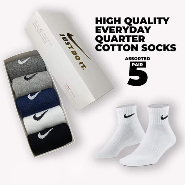 Premium Quality Men's Dri-FIT Quarter Socks for Enhanced Performance During Activities and Everyday Wear/Socks/socks for men/socks for men premium