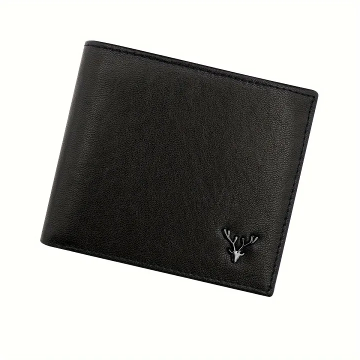 1pc%20Men's%20Shielded%20RFID%20Wallet,%20Top%20Layer%20Cowhide%20Credit%20Card%20Holder,%20With%20Auspicious%20Deer%20Head%20Metal%20Label%20Wallet,%20Large%20Capacity%20Bag%20-%20Image%209