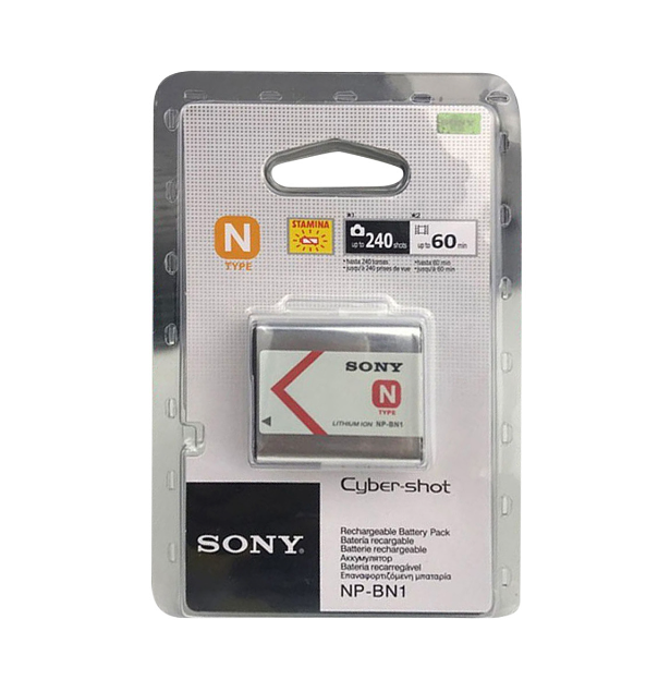 Sony NP-BN1 Camera Battery for Sony Cybershot ILCE-QX30 DSC-WX220 WX150 WX100 WX80 WX70 WX50 WX9 WX7 WX5 W830 W800