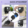 Magnetic Action Camera Chest Mount Quick Release Compatible For Pocket 3/Action/Insta 360 Action Camera Bracket Accessories. 