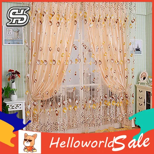 (New)Romantic%20Floral%20Tulle%20Voile%20Room%20Divider%20By%20Window%20Curtain%20Drape%20Panel%20lord%20-%20Image%205