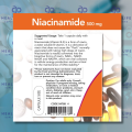 NOW Niacinamide - 500 mg 100 Veg Capsules. 