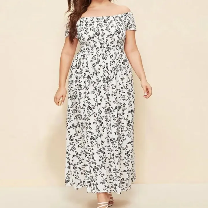 Plus%20Size%20Maxi%20Dress%20Elastic%20Chest%20Wrapped%20Fine%20Sewing%20Long%20Dress%20Bohemia%20Style%20Off%20Shoulder%20Long%20Dress%20-%20Image%203