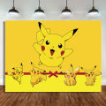 New Pokemon Birthday Decoration Pikachu Balloon Party Supplies Disposable Tableware Tablecloth Straws Cup Plates Baby Shower Toy. 