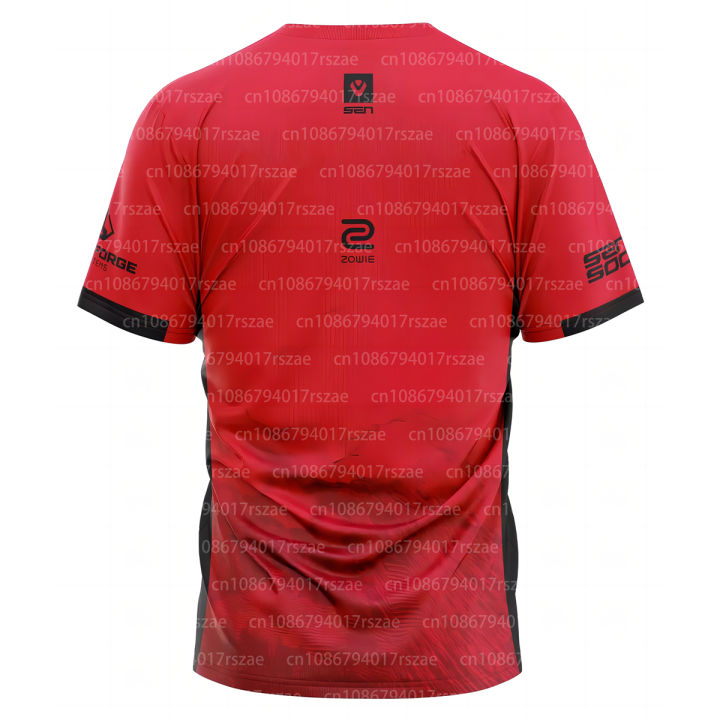 Sentinels%202024%20Esports%20Team%20Men's%20Jersey%20Summer%20Sports%20Short%20Sleeve%20T-Shirt%20Custom%20Uniform%20Playing%20Game%20Valorant%20Clothing%20Custom%20-%20Image%202
