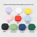 Redmi Buds 6 Play Only Cover Premium Artificial Carrying Cover Shockproof Earbuds Protective Cover Box For Buds Soft Silicone Bluetooth Headphone Cover - Apple Airpods Pro. 
