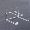 Strong Adhesive Sticker Hooks 9Pack Shower Replacement, Shower Basket Bathroom Shelf 6* 14cm Adhesive Hooks. 