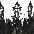 Goth Witch Headpiece Goth Headband Black Queen Tiaras baroque Black Queen Gothi Halloween. 