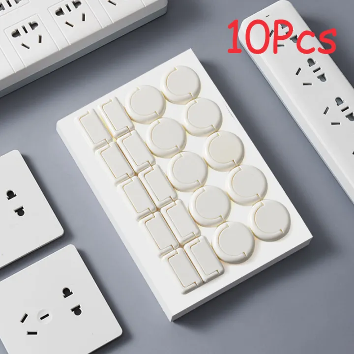 10%20Pcs%20(5%20Pcs%202%20Pin%205pcs%203%20Pin)Child%20Safety%20Protection%20Socket%20Plug%20Protector%20Baby%20Electric%20Shock%20Protection%20Power%20Supply%20Cover%20Anti-Electric%20with%20Hidden%20Pull%20Handle%20Outlet%20Covers%20-%20Image%209