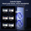 Desk Fan Portable Air Conditioner Cooling Fans Dual Mist Rechargeable Oscillating Evaportive Mobile Air Cooler Fan Personal Cooler Mini Humidifier Fan. 