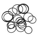 50PCS 1mm Tape Recorder Belt Width Mix Cassette Tape Machine Belt Assorted Common Square Rubber Belt.
